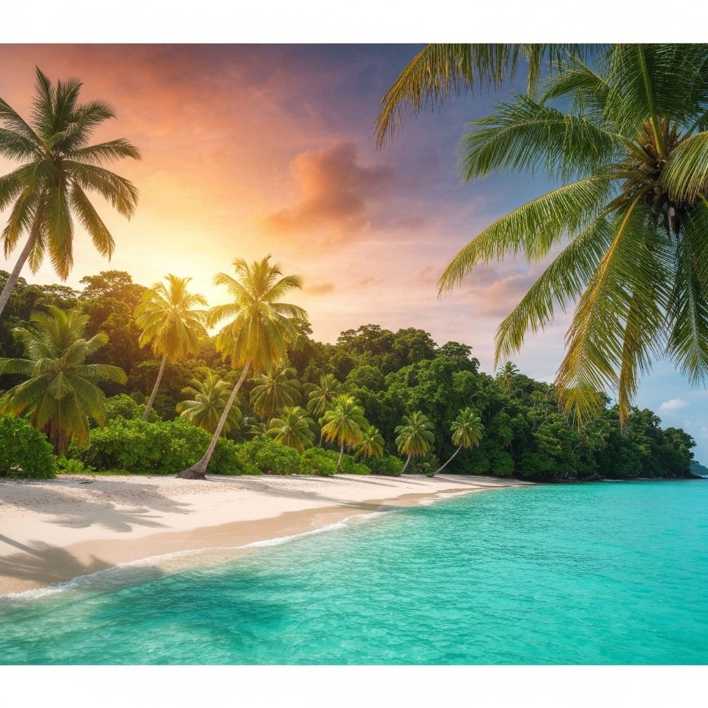 Tropical Paradise Rendering